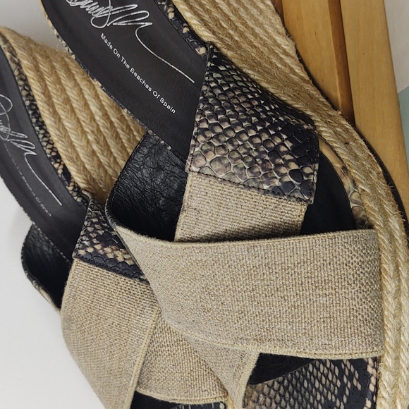 Donald Pliner Wedge Snakeskin Pattern Espadrilles 10M, 🆕 in box. - Picture 13 of 16
